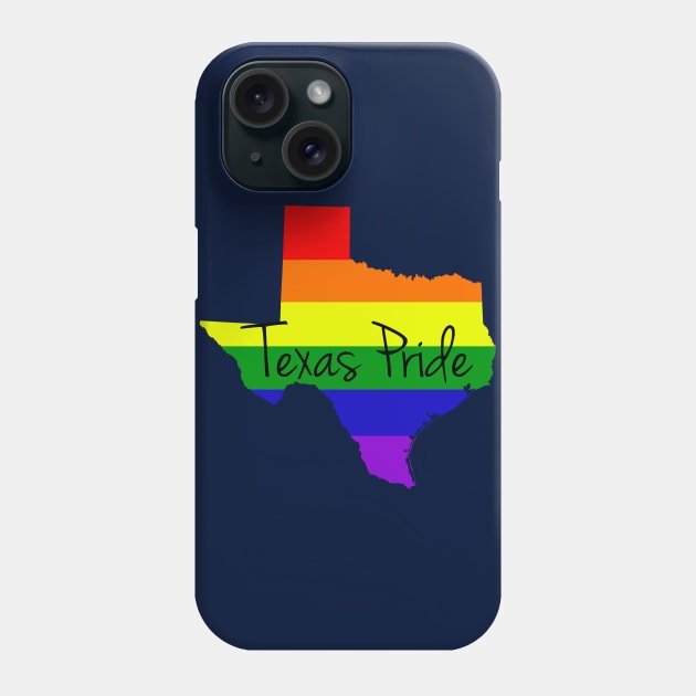 Texas Gay Pride Phone Case by epiclovedesigns