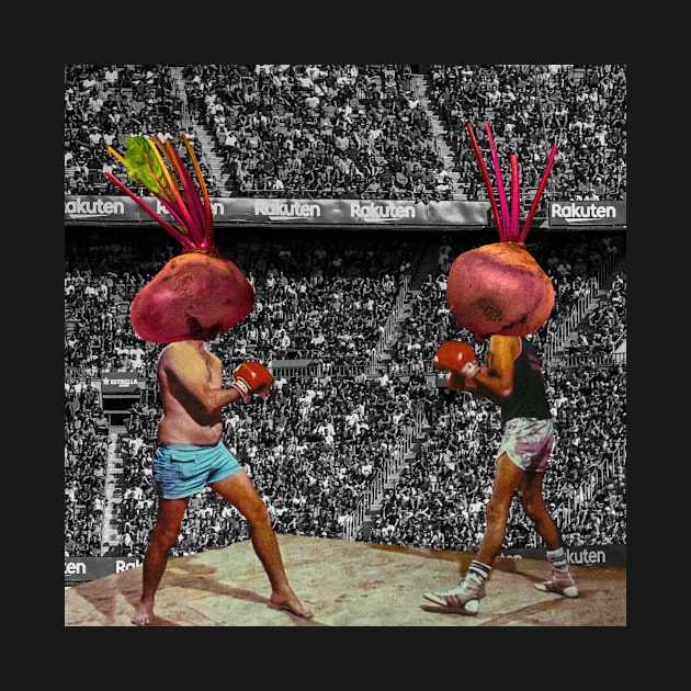 Beet Boxing by collagebymarianne (Marianne Strickler)