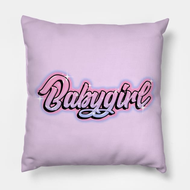 Babygirl Pillow by queenofhearts