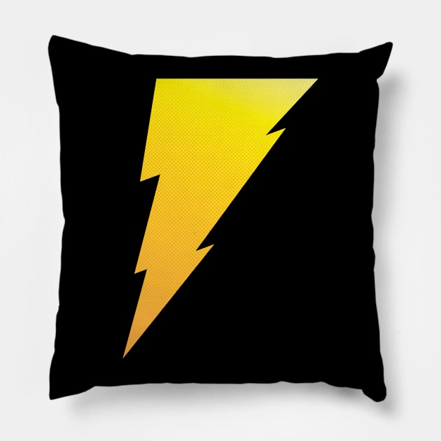 Shazam! - halftone Pillow by DuncanMaclean