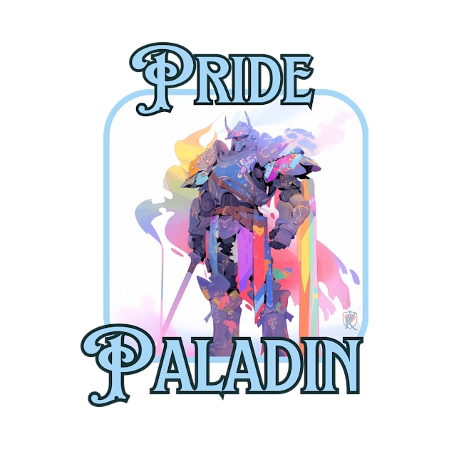 Rainbow Pride PRIDE PALADIN T-Shirt Mug Coffee Mug Apparel Hoodie Sticker Gift T-Shirt by Kindness Apparel Company