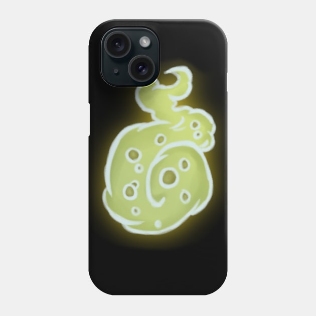 Ghost Flame Gold Phone Case by TheRobCalledZeus