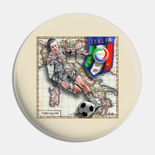 ITALIA Soccer Pin