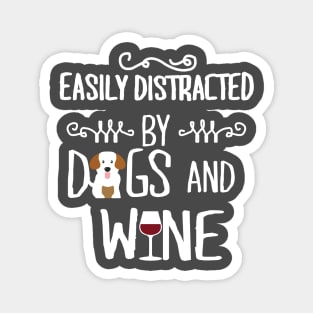 Dog and Wine Lovers Magnet