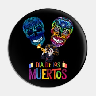 Dia De Los Muertos Pin