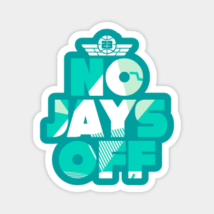 Jay All Day Washed teal Mint Foam Magnet