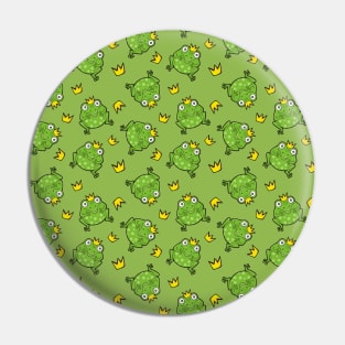 Frog Cartoon Pattern Pin