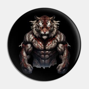 Angry Tiger Pin