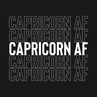 Capricorn AF zodiac T-Shirt