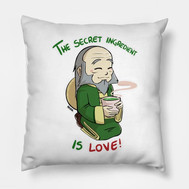 The Secret Ingredient is Love! Pillow by Hayde