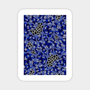 Aboriginal Art - The Pond Repeat Magnet