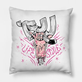 BJJ Lifestyle (cinta blanca) Pillow