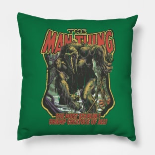 The Man Thing 1974 Pillow