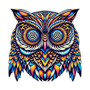 psychedelic owl T-Shirt