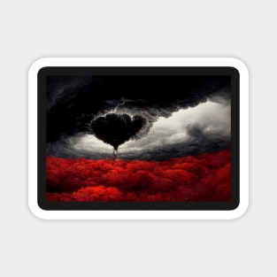 Broken Heart in the Clouds /  Broken Hearts Unwind Designs Magnet