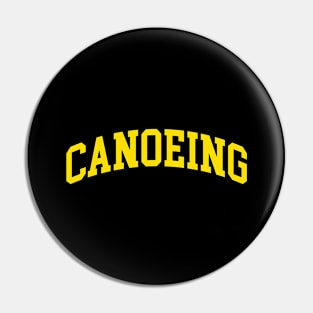 Canoeing Pin