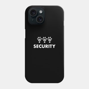 Security paw prints Phone Case