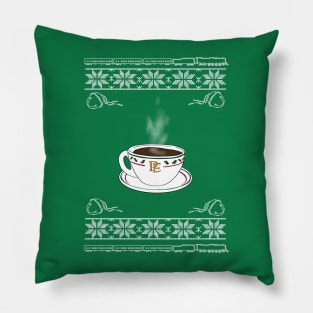 Polar express hot chocolate Pillow