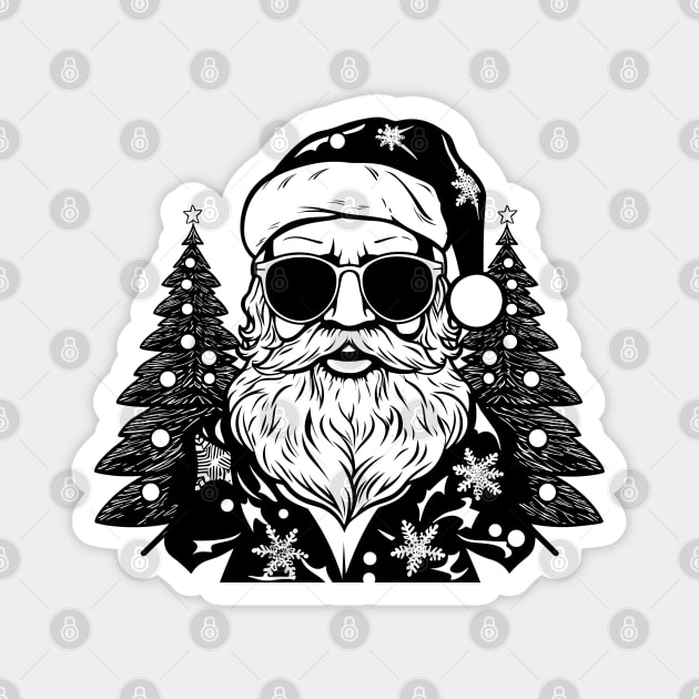 Santa Claus Magnet by MZeeDesigns