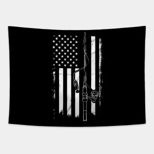 USA Fishing Flag Tapestry