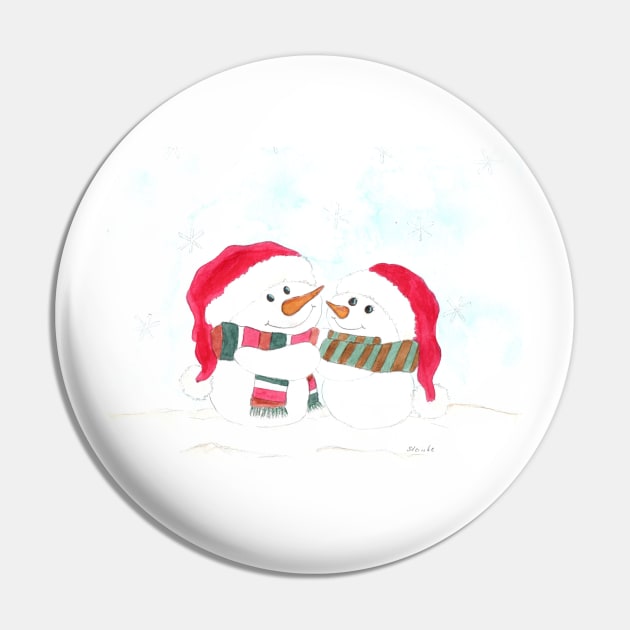 snowmen Pin by Kunst und Kreatives