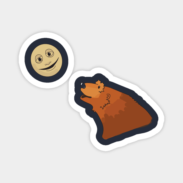 The bear in the big blue house Magnet by FoxtrotDesigns