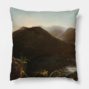 Sunrise in the Catskills by Thomas Cole Pillow