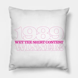 1989 Wet Tee Shirt Contest Winner! Pillow