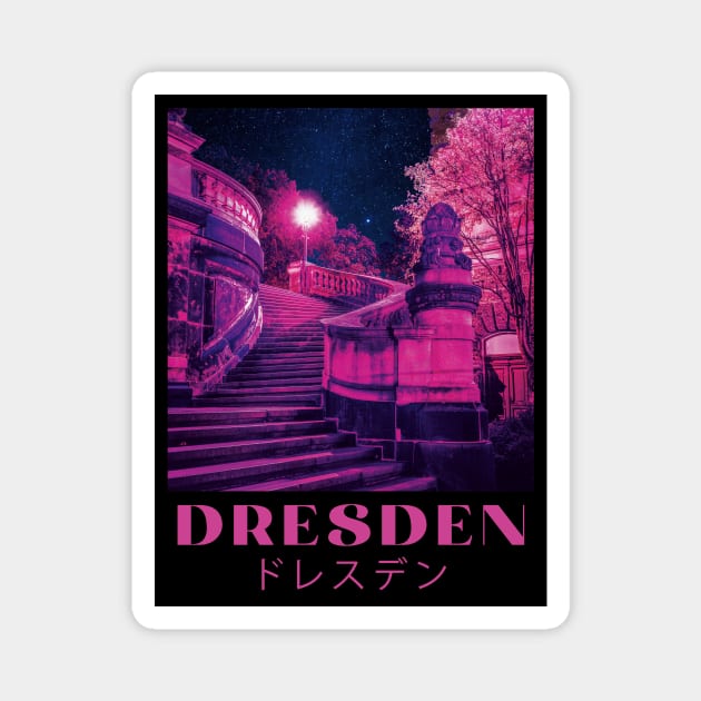 Dresden Germany Aesthetic Poster Magnet by Ferrazi