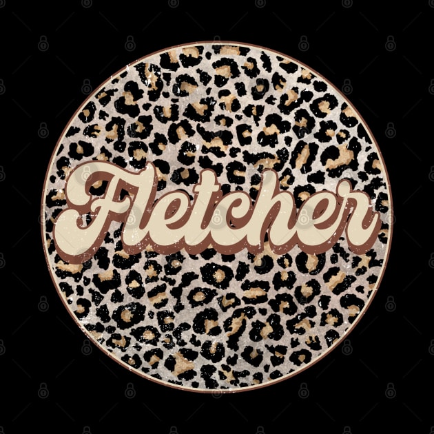 Classic Music Fletcher Personalized Name Circle Birthday by Friday The 13th