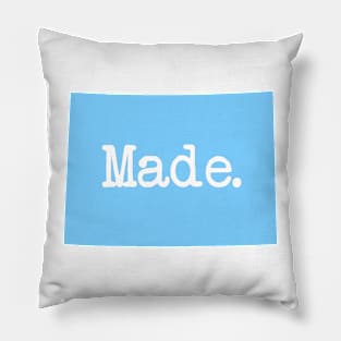 Colorado Made CO Blue Pillow