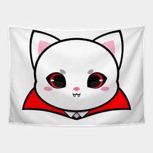 Cute Dracula Cat Tapestry