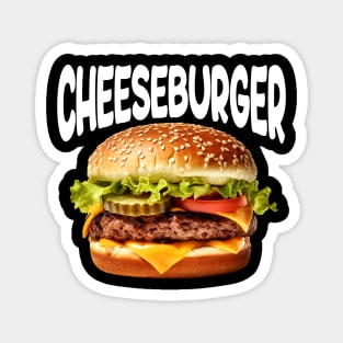 Cheeseburger | Dot Style Magnet