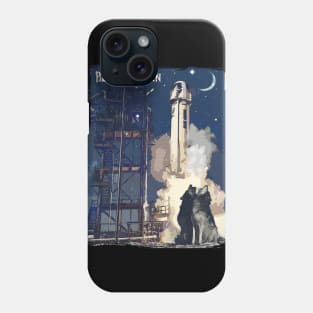 blue origin  launch Phone Case