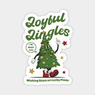 Cheerful Christmas Tree Magnet