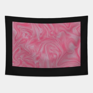 Pink Swirling Marble Pattern Tapestry