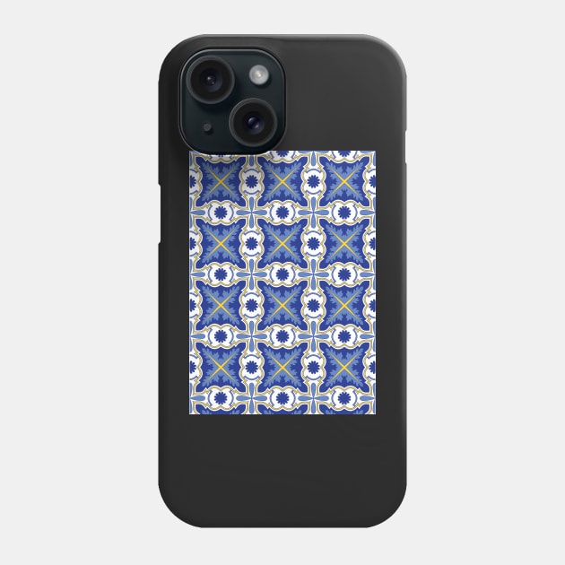 Pattern Tiles Phone Case by Prilidiarts