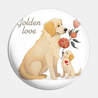 A Golden Gift of Love on Mother's Day Pin