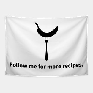 Follow me for more recipes. Memes banana on folk black Tapestry