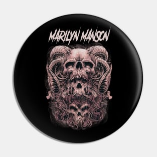 MANSON MARILYN BAND Pin