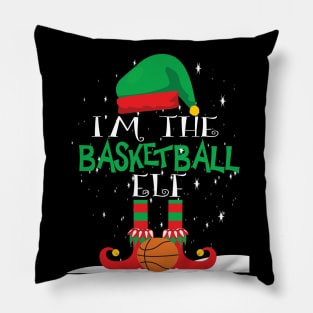 basketball elf matching family group christmas gift Pillow