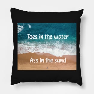 Toes in the Water Zac Brown Band Quote Poster Pillow