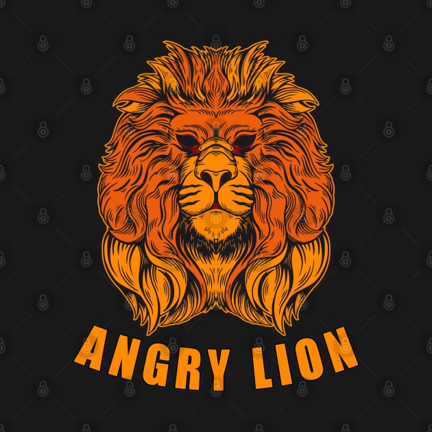 Angry Lion by raybars