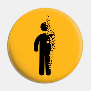 Stickman disintegration Pin