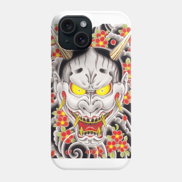 goro majima hanya tattoo Phone Case by thehollowpoint