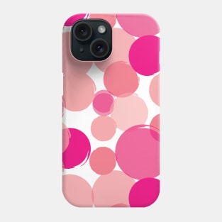 Pink Circles Seamless Pattern 039#001 Phone Case