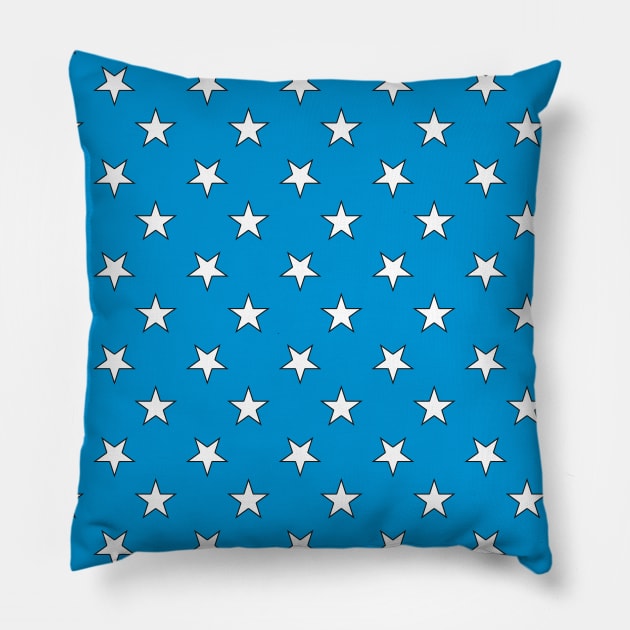 Super Power Stars Pillow by pinraiders2000