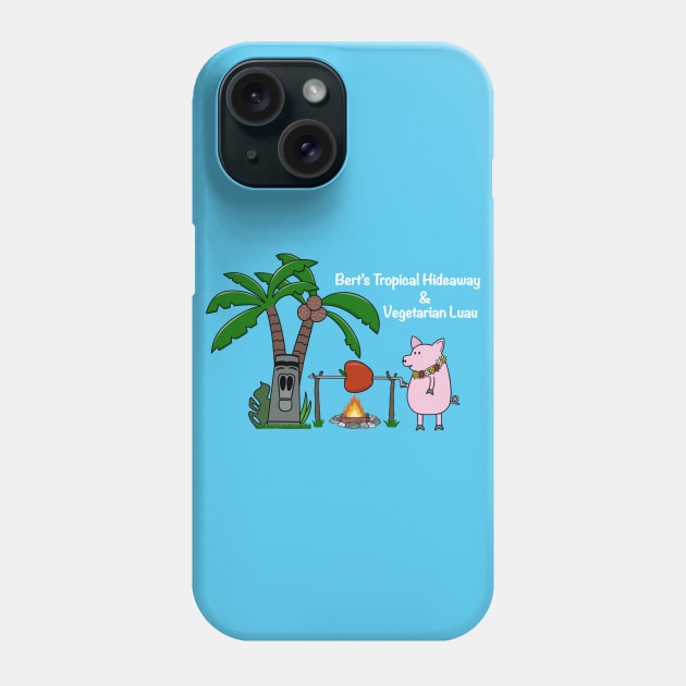 Bert’s Luau Phone Case by Coconut Moe Illustrations