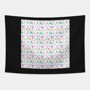 Pastel Skull Pattern Tapestry