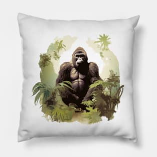 Black Gorilla Pillow